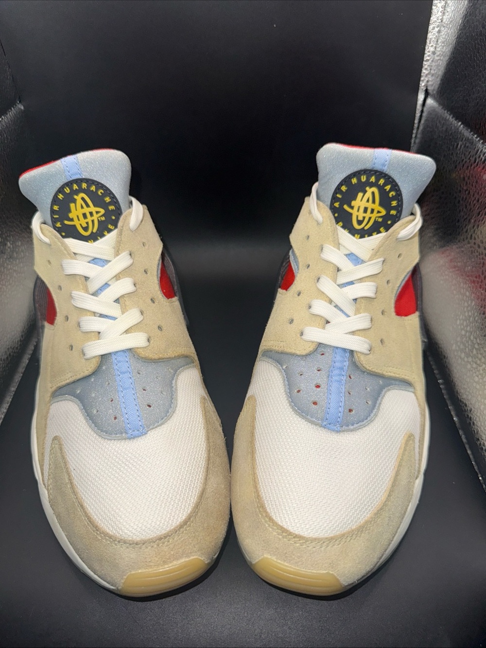Size 11 - Nike Air Huarache Yin Yang, DV2117-700, Clean, No Box, Great Cond